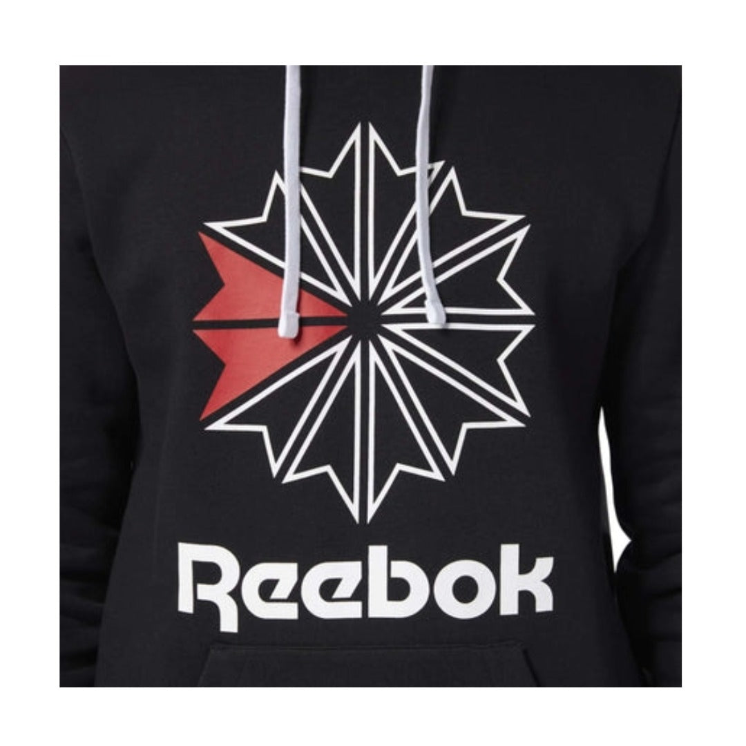 Reebok Men's Classic Big Logo Hoodie - Black