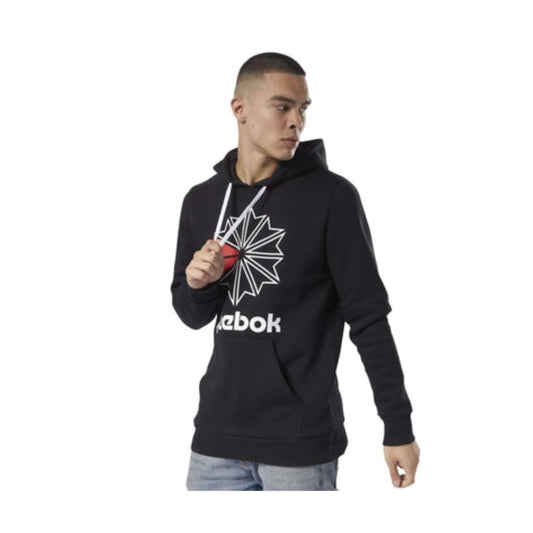 Reebok Men's Classic Big Logo Hoodie - Black