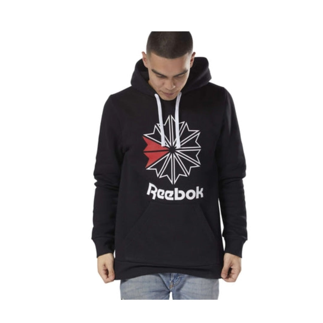 Reebok Men's Classic Big Logo Hoodie - Black