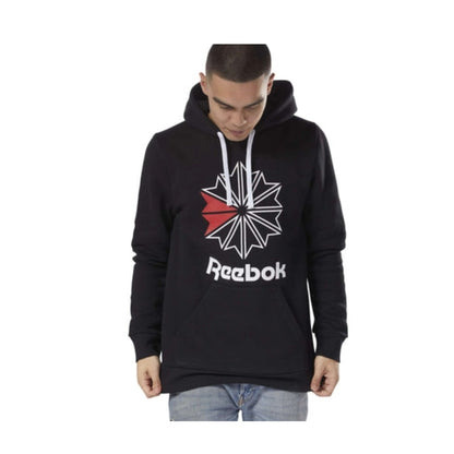 Reebok Men's Classic Big Logo Hoodie - Black