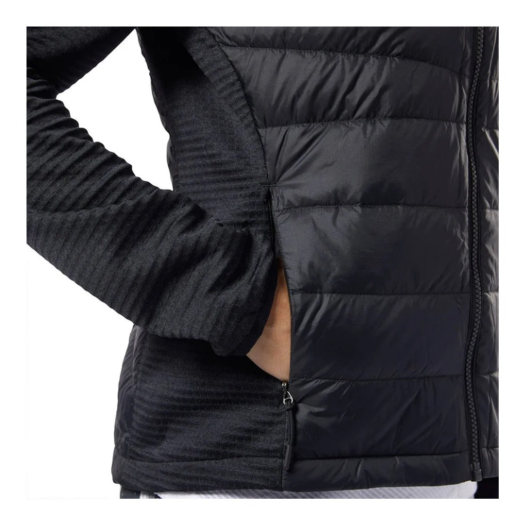 Reebok Women's Thermowarm Hybrid Down Jacket - Black Midnight Ink