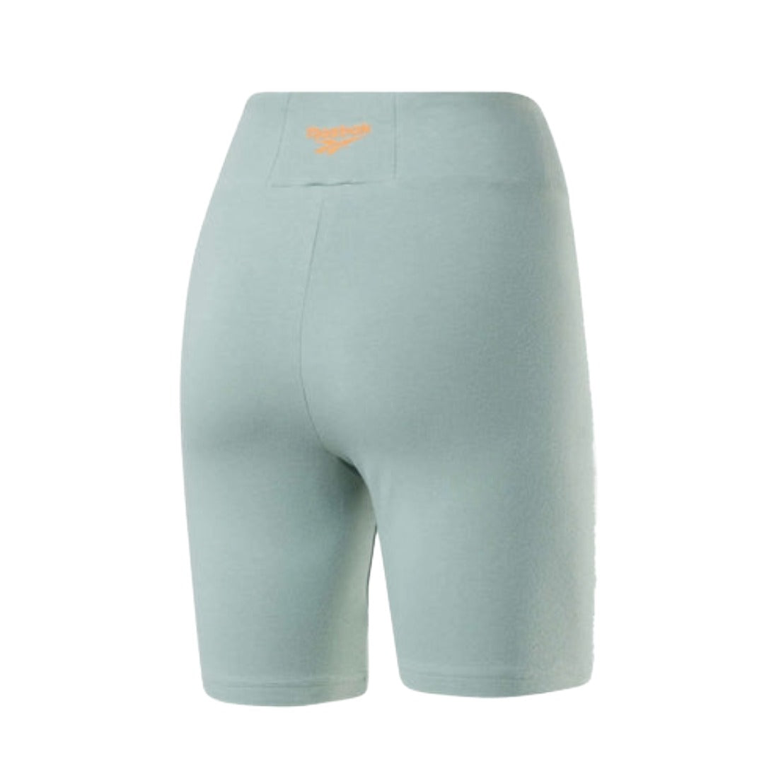 Reebok Women's Classic Vector Logo Bike Shorts - Green Slate