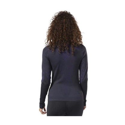 Reebok Womens Thermowarm Base Layer Top - Black Midnight Ink