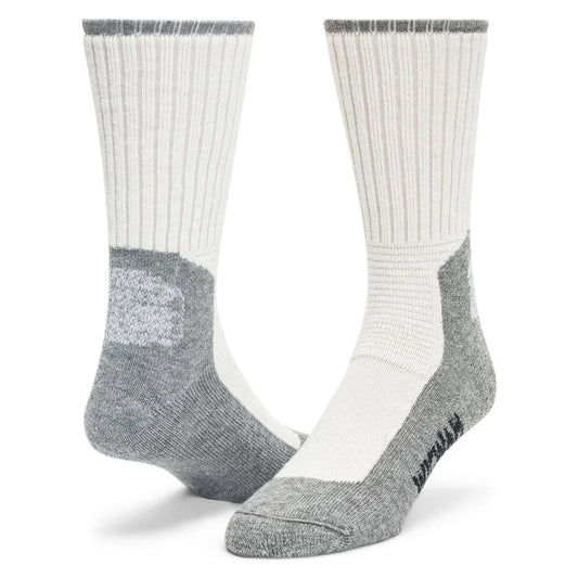  WIGWAM At Work DuraSole Pro 2-Pack, S1349-902, White/Grey 