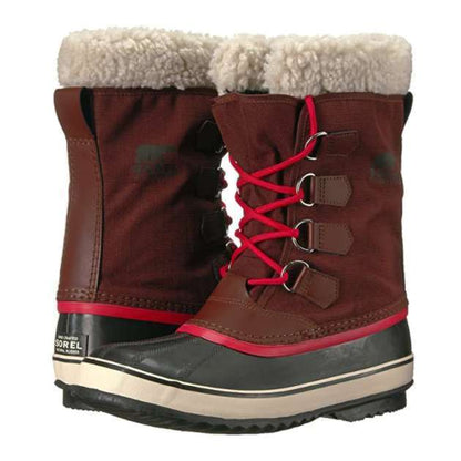 Sorel Women's Winter Carnival Waterproof Boot (Redwood/Candy Apple)