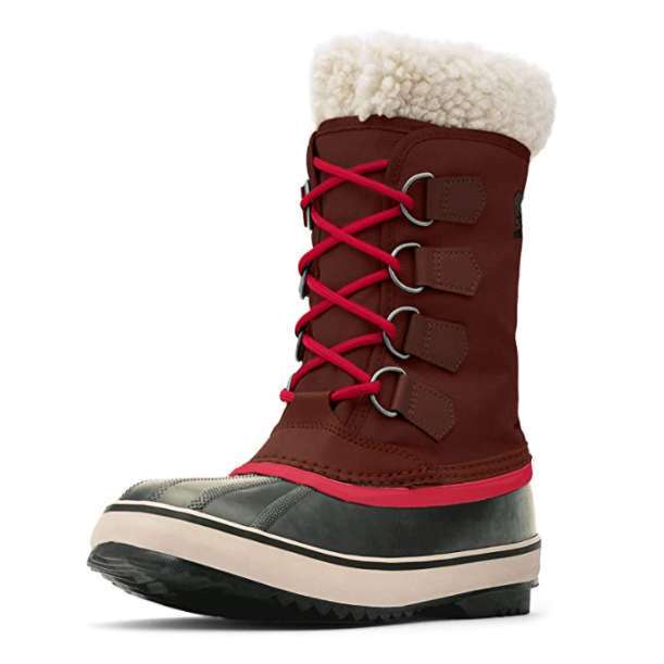 Sorel Women's Winter Carnival Waterproof Boot (Redwood/Candy Apple)