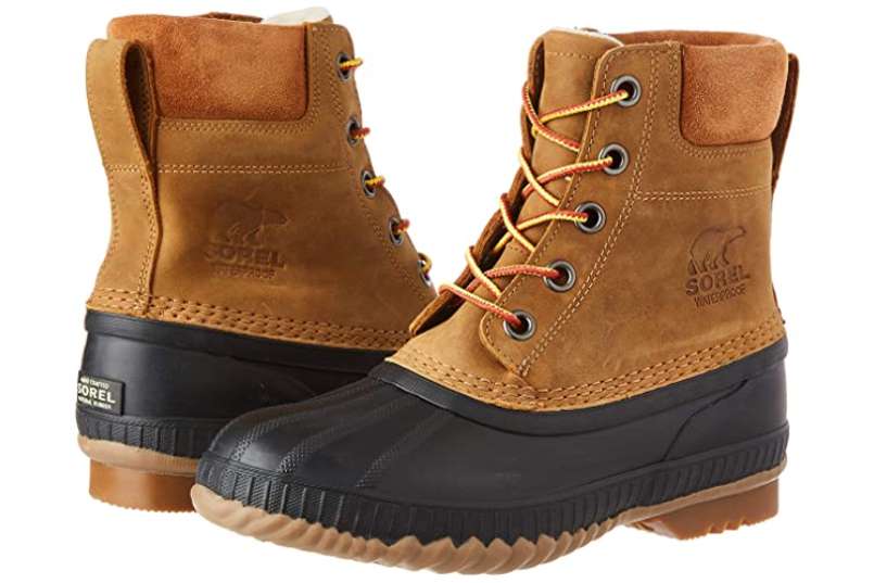 SOREL Men's Cheyanne II Waterproof Insulated Winter Boot (Chipmunk/Black) 