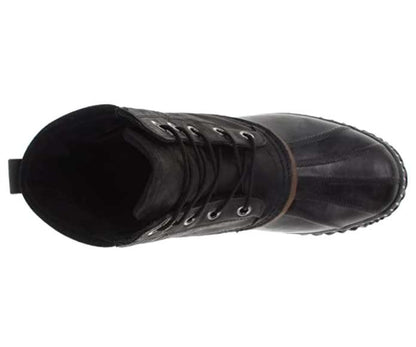 SOREL Men's Cheyanne II Waterproof Insulated Winter Boot (Black/Dark Brown)
