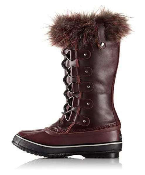 SOREL Women's Joan of Arctic Lux Boot (Rich Wine/Black)