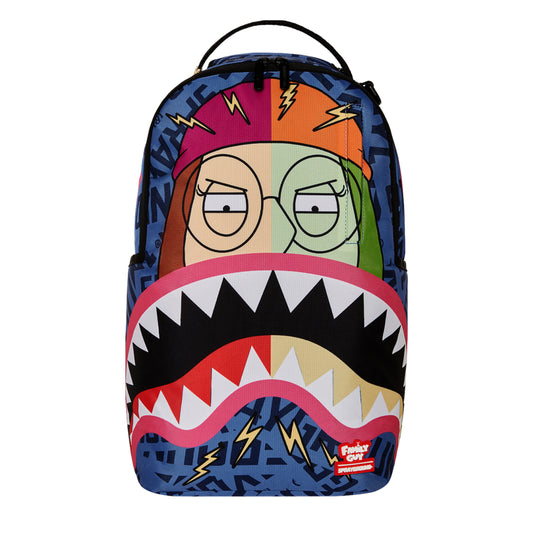 SPRAYGROUND FAMILY GUY MEG SHARK MOUTH DLXR BACKPACK