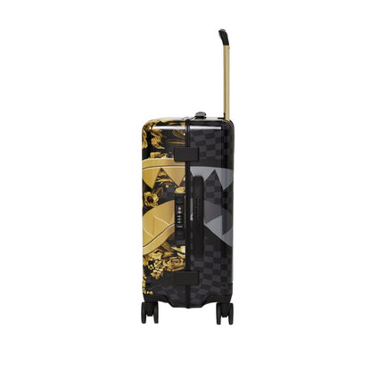 SPRAYGROUND Gold Floral Carry-On Hand Luggage 910CL314