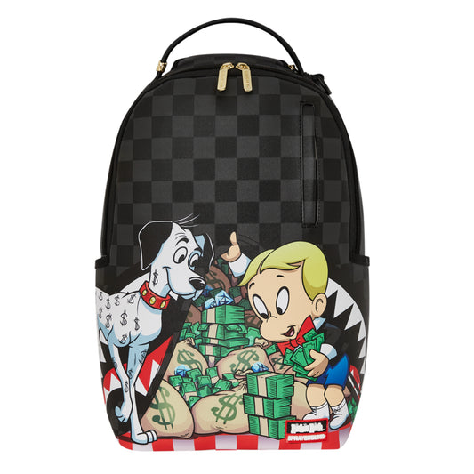 SPRAYGROUND RICHIE RICH AND DOG MONEY REVEAL DLXSV BACKPACK