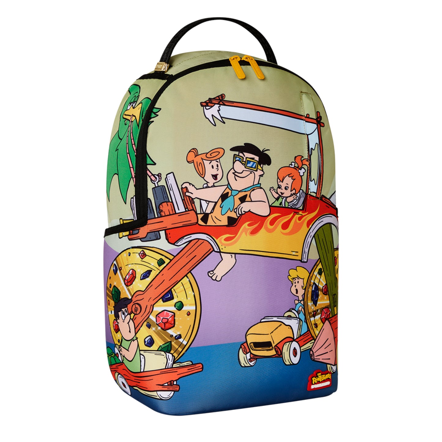 SPRAYGROUND FLINSTONES BLINGED OUT CAR DLXR BACKPACK