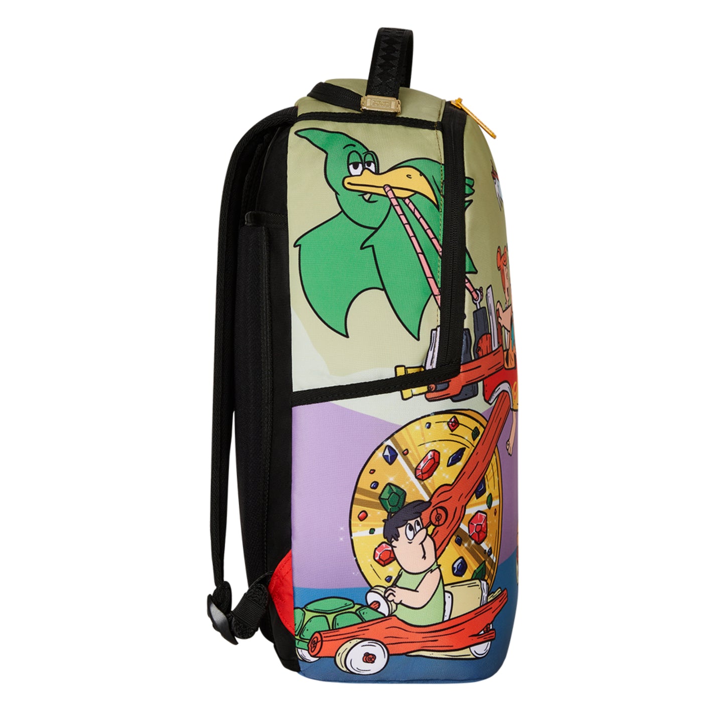 SPRAYGROUND FLINSTONES BLINGED OUT CAR DLXR BACKPACK