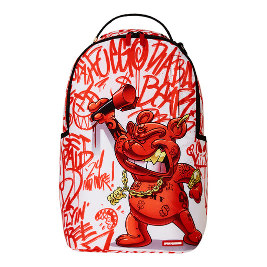 SPRAYGROUND Diablo Vandal 2 Gallery backpack with graffiti-inspired design, shark mouth graphic, and vibrant multicolor urban artwork on a structured, durable silhouette.









