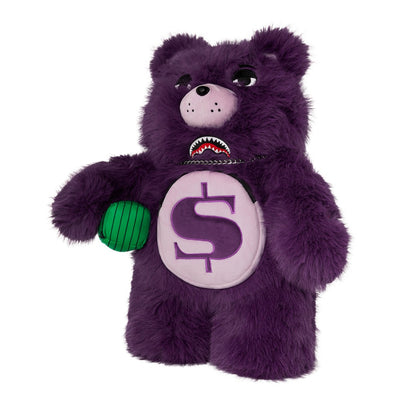 SPRAYGROUND Fur Cray Purple Moneybear Backpack