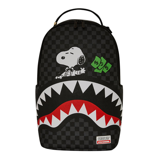 SPRAYGROUND PEANUTS SNOOPY TOP SHARK MONEY DLXSV BACKPACK