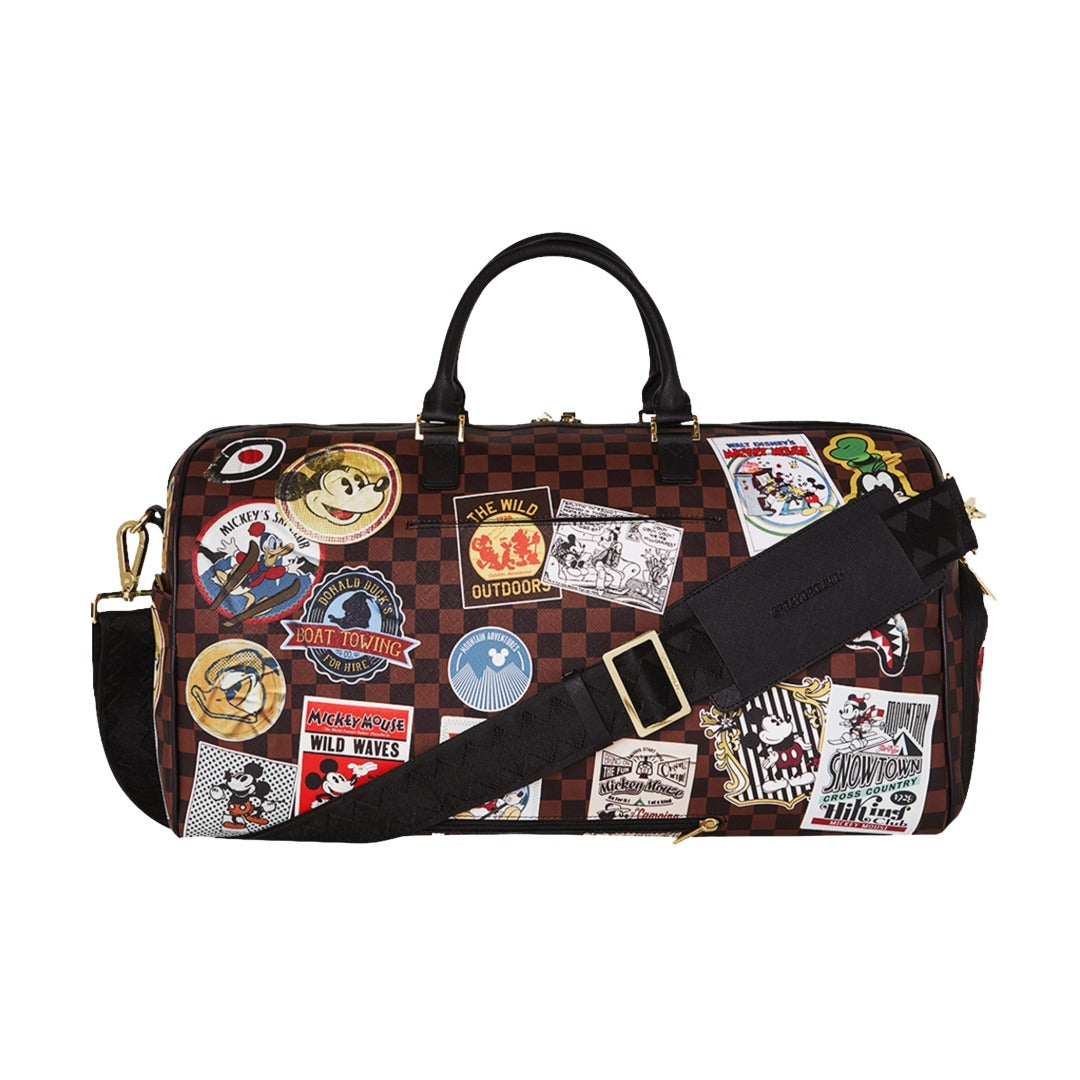 SPRAYGROUND  Mens Lifestyle Duffel Bag Mickey Mouse Global Mogul