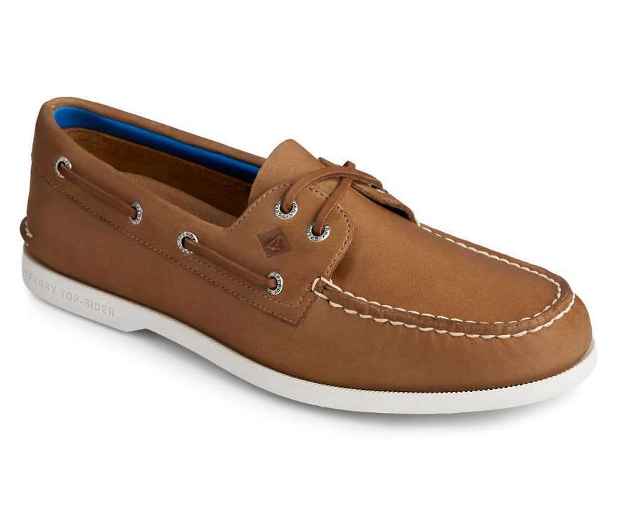 Sperry Men's Authentic Original PLUSHWAVE 2.0 Boat Shoe STS23946 Tan
