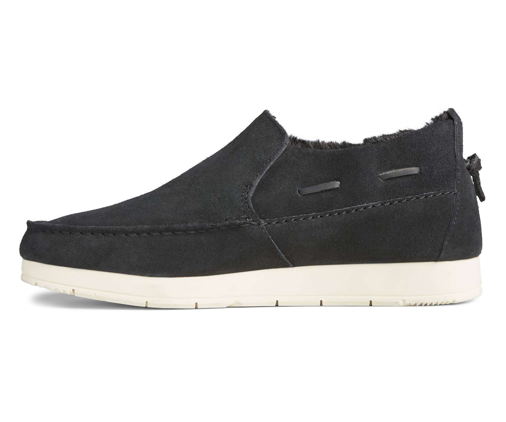 SPERRY Men's Moc-Sider WR Suede Slip On STS23724 Black