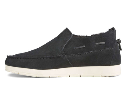 SPERRY Men's Moc-Sider WR Suede Slip On STS23724 Black