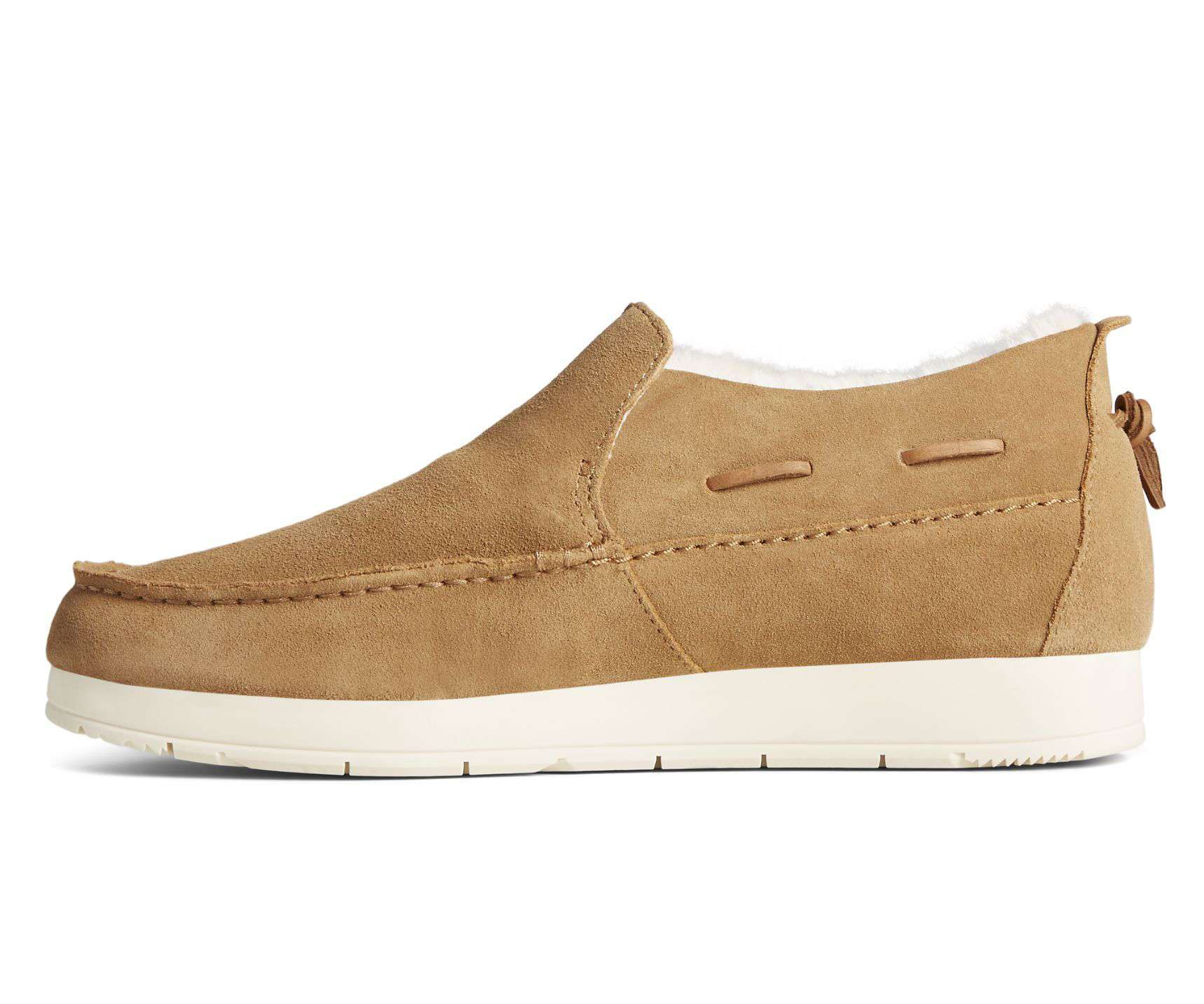 SPERRY Men's Moc-Sider WR Suede Slip On STS23726 Tan