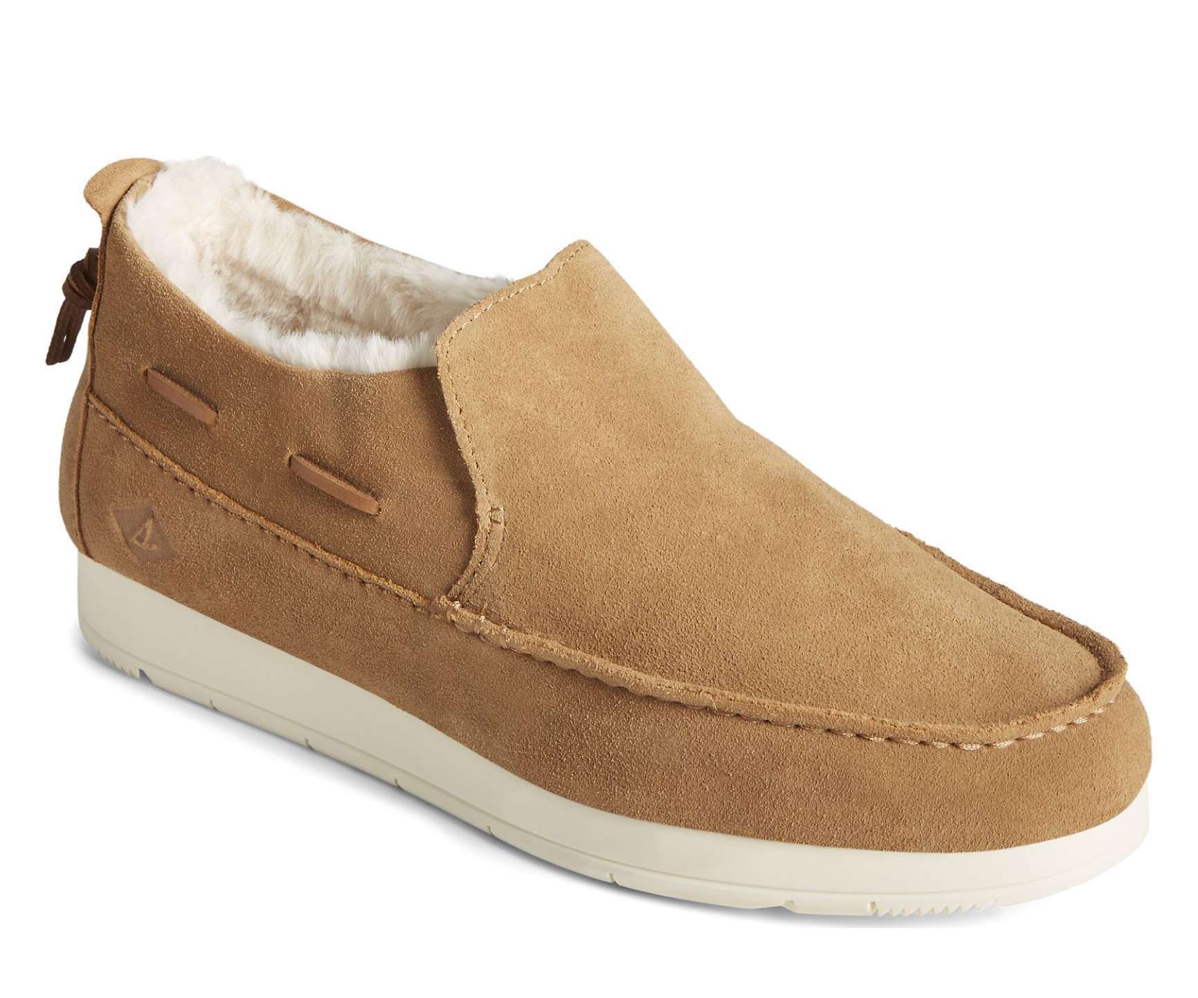 SPERRY Men's Moc-Sider WR Suede Slip On STS23726 Tan