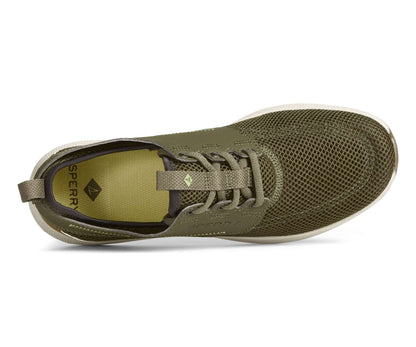 Sperry Men's 7 Seas Water Sport Sneaker STS23918 Olive