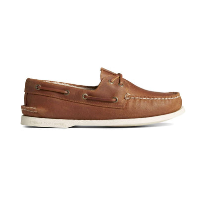 Sperry Men's Authentic Original Shearling Wool Boat Shoes - Tan