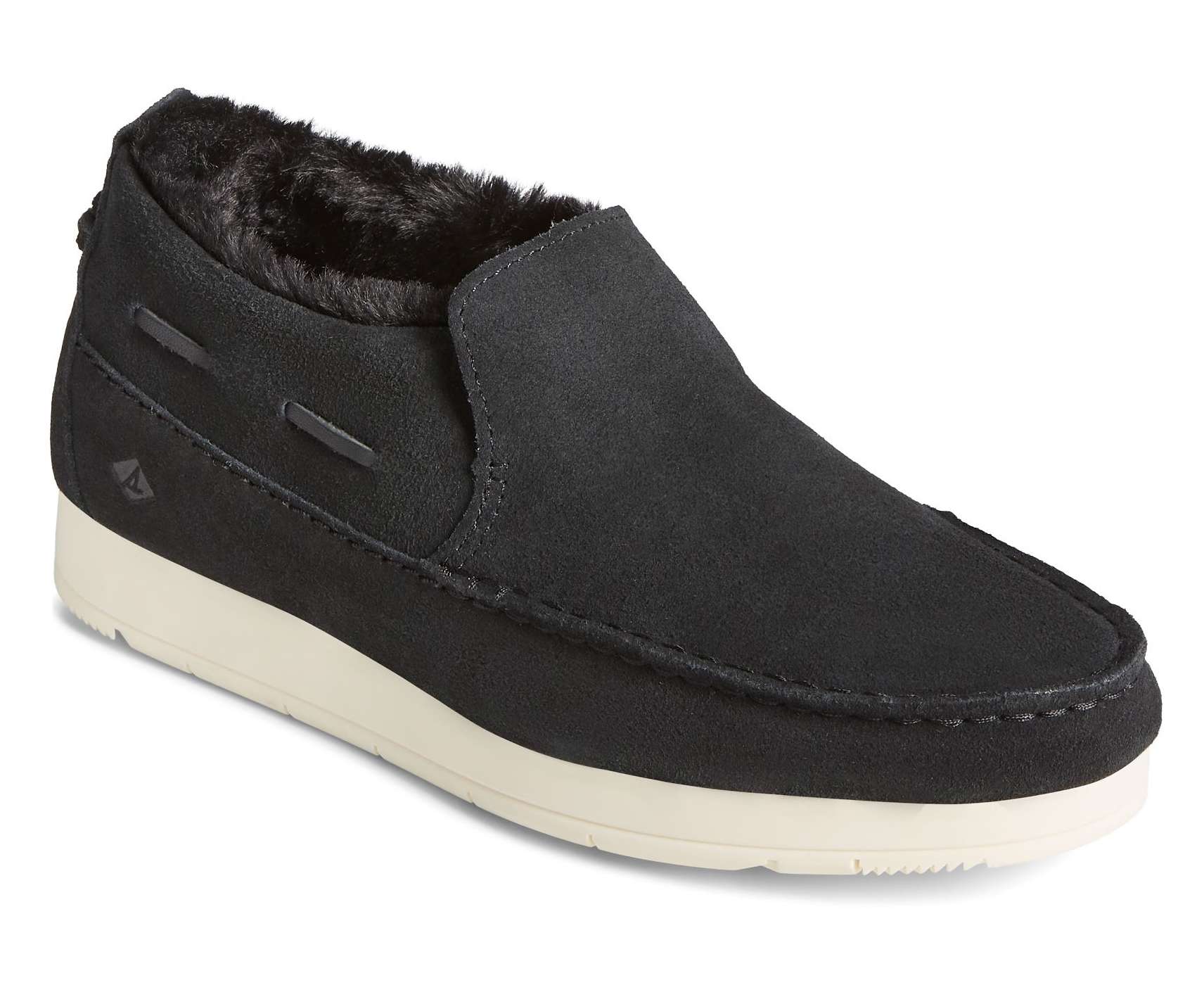 Sperry Women's Moc-Sider Suede Slip On STS86937 Tan