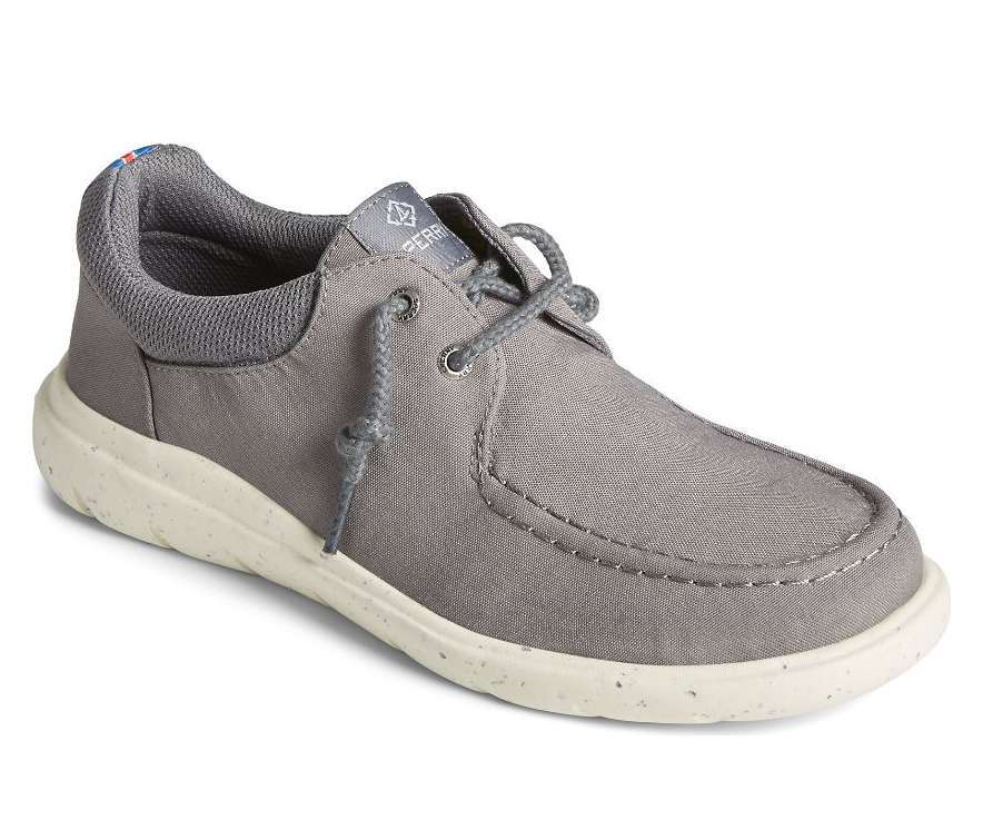 Sperry Men's SeaCycled Captain's Moc Slip On Shoes STS24090 Grey