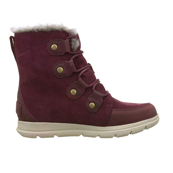 Sorel Women Explorer Joan boots - Rich wine, Ancient Fossil