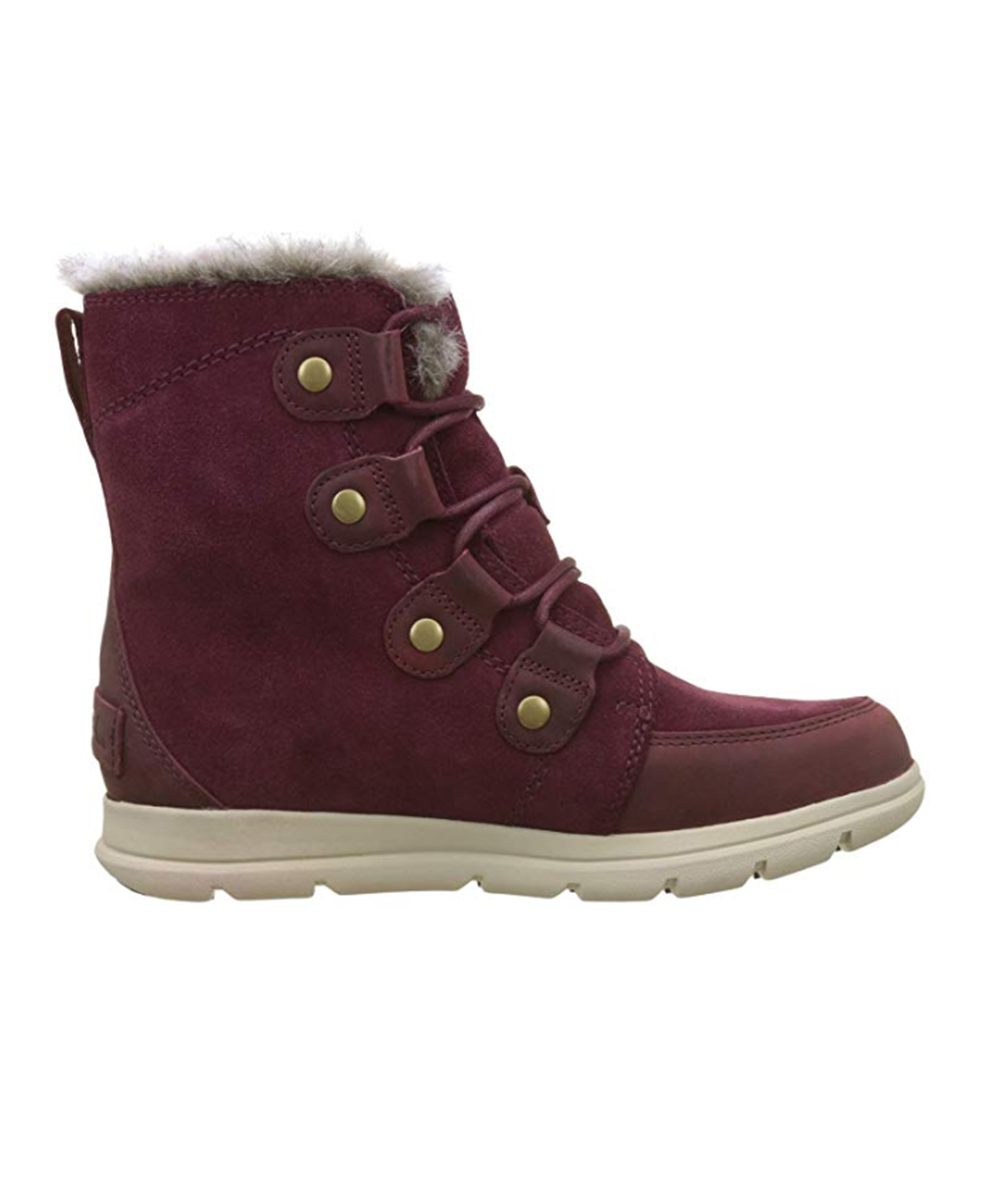 Sorel Women Explorer Joan boots - Rich wine, Ancient Fossil