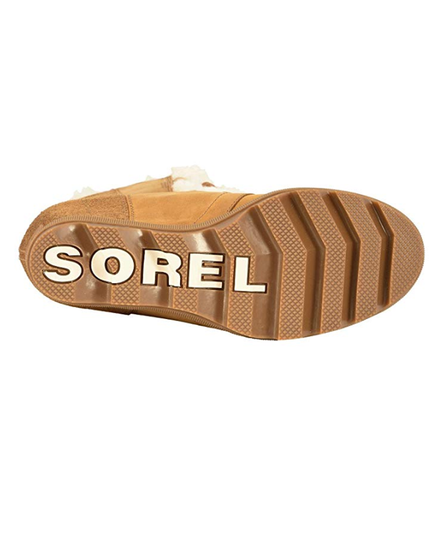 Sorel Women's Joan Wedge Shearling Boots (Camel Brown)