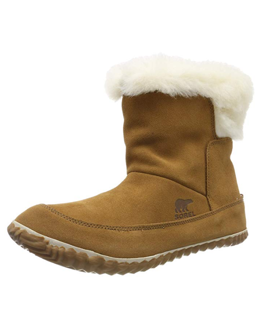 Sorel Women's Out 'N About Slipper Booties (Elk/Natural) (NL3073-286)