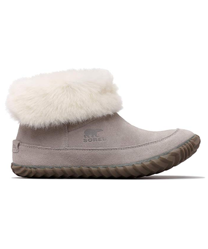 Sorel Women's Out 'N About Slipper Booties (Chrome Grey/Natural)