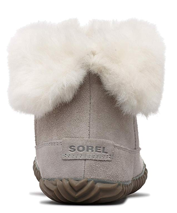 Sorel Women's Out 'N About Slipper Booties (Chrome Grey/Natural)