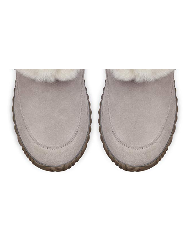 Sorel Women's Out 'N About Slipper Booties (Chrome Grey/Natural)