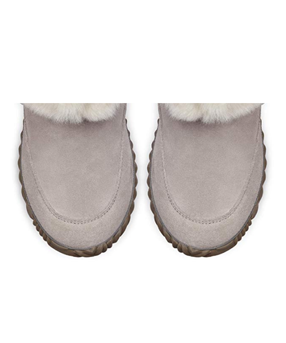 Sorel Women's Out 'N About Slipper Booties (Chrome Grey/Natural)