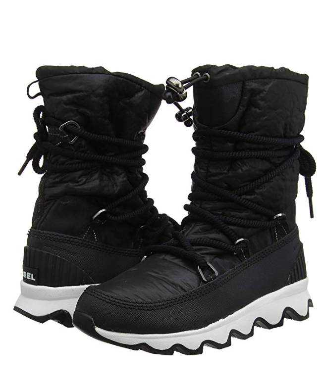 Sorel Women's Kinetic lace Boot (Camo-Black/White)
