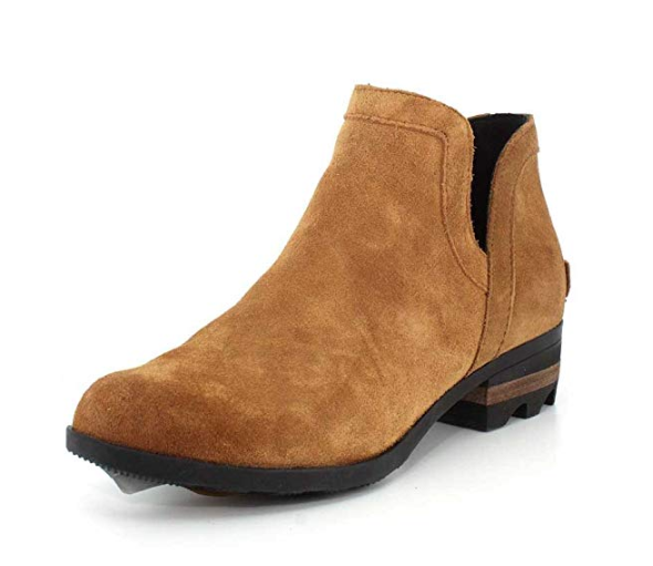Sorel   Women's Lolla Cut Out Bootie Carmel Brown
