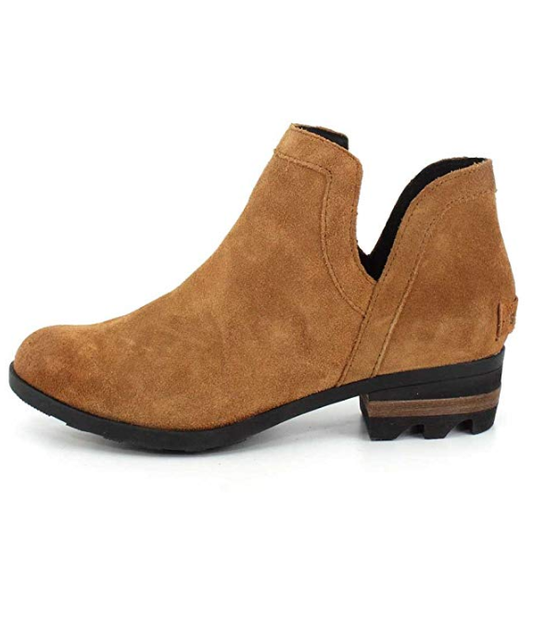 Sorel   Women's Lolla Cut Out Bootie Carmel Brown