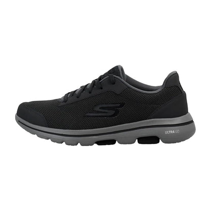 Skechers Men's GOwalk 5 Demitasse  Shoes- Charcoal/Black
