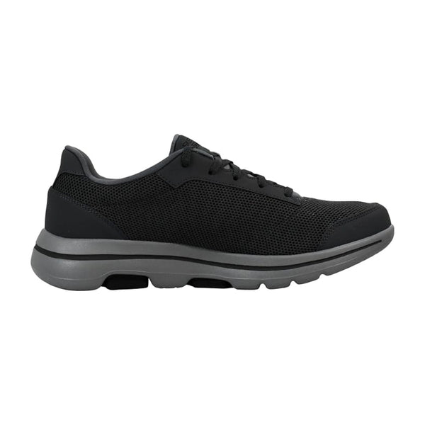 Men’s slip-on walking shoes featuring a breathable mesh upper, stretch collar, cushioned foam insole, lightweight midsole, and flexible rubber outsole for all-day comfort