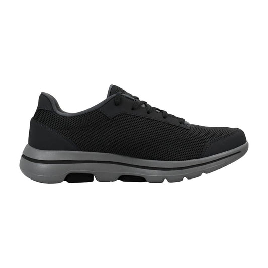Men’s slip-on walking shoes featuring a breathable mesh upper, stretch collar, cushioned foam insole, lightweight midsole, and flexible rubber outsole for all-day comfort
