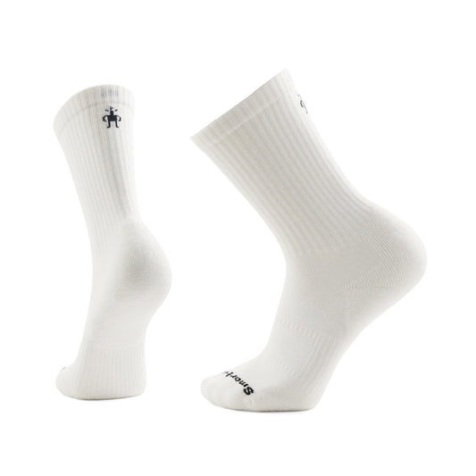 Athletic crew socks 2-pack featuring lightweight merino wool construction, breathable performance comfort, and supportive training-ready styling for active wear