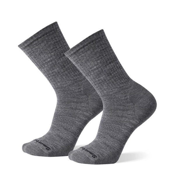 Athletic crew socks 2-pack featuring lightweight merino wool construction, breathable performance comfort, and supportive training-ready styling for active wear