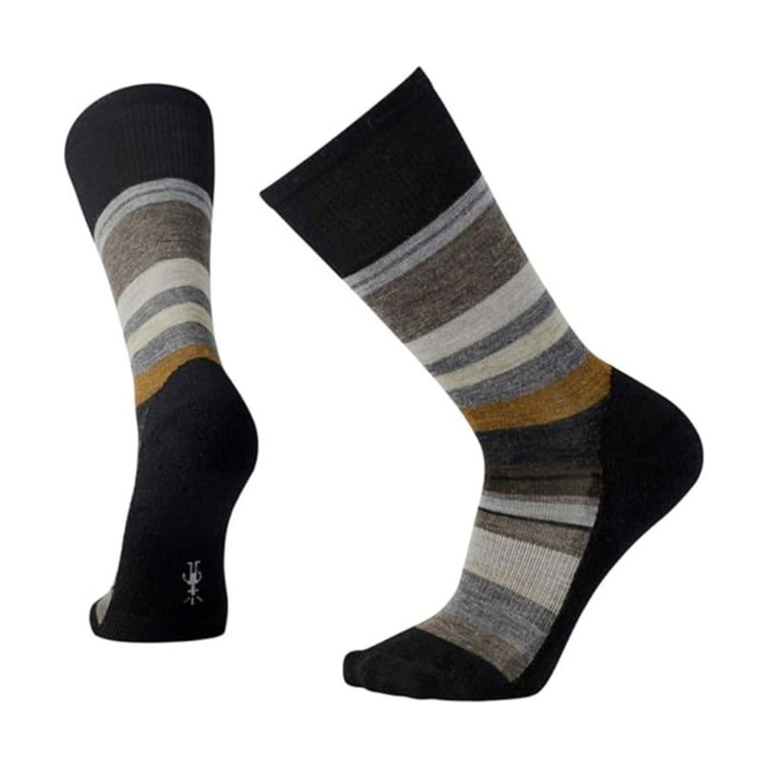 Men’s crew lifestyle socks featuring soft merino wool construction, breathable everyday comfort, and celestial-inspired Saturnsphere styling for casual wear