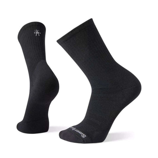 Athletic crew socks 2-pack featuring lightweight merino wool construction, breathable performance comfort, and supportive training-ready styling for active wear