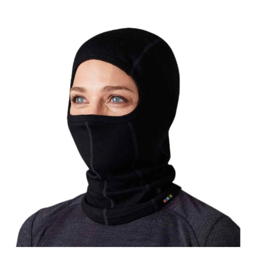 Unisex merino wool balaclava featuring full-face and neck coverage, breathable thermal warmth, and streamlined cold-weather protection for outdoor activities